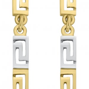 14k white and yellow gold greek key dangle earrings 77034 73260484821323 760d17df9a