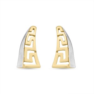 14k white and yellow gold greek key stud earrings 67770 61374162922861 40fafc220a