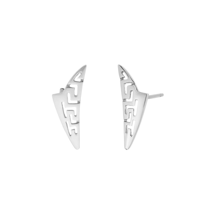 14k white gold wing greek key stud earrings 26081 66676122967955 ae1ae37f10