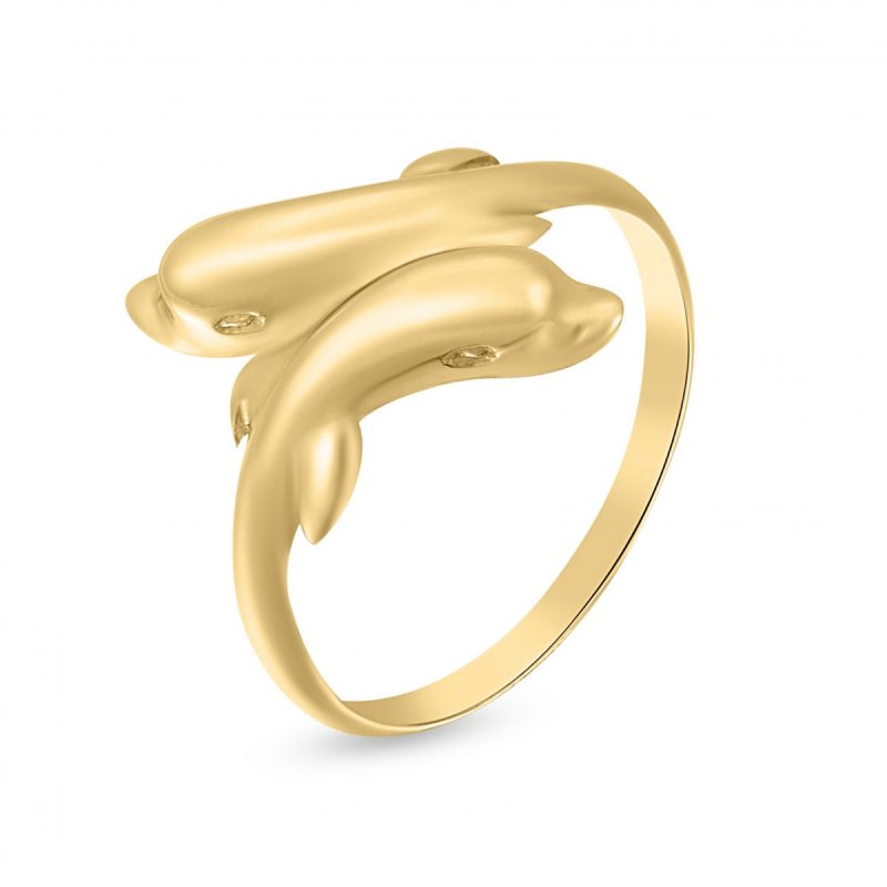14k yellow gold dolphin ring 67836 69764741475593 2a67374c86