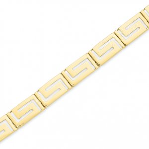 14k yellow gold greek key bracelet 79621 89097278009558 db83f55b1f