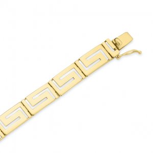 14k yellow gold greek key bracelet 79621 94633496443410 c056f9561c