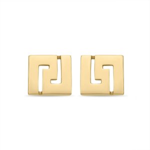 14k yellow gold square greek key stud earrings 67849 29963843010150 b101d55f7a