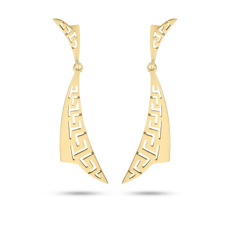 14k yellow gold wing greek key dangle earrings 75930 40583588810048 2604fe17a8