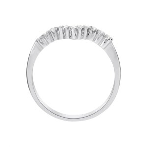 18k white gold 0.11 ct. tw. half eternity ring 35468953643101 872afe9a4d