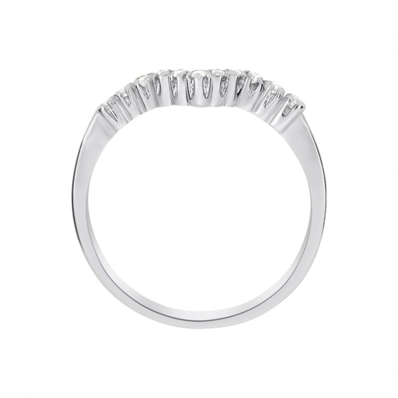 18k white gold 0.11 ct. tw. half eternity ring 35468953643101 872afe9a4d
