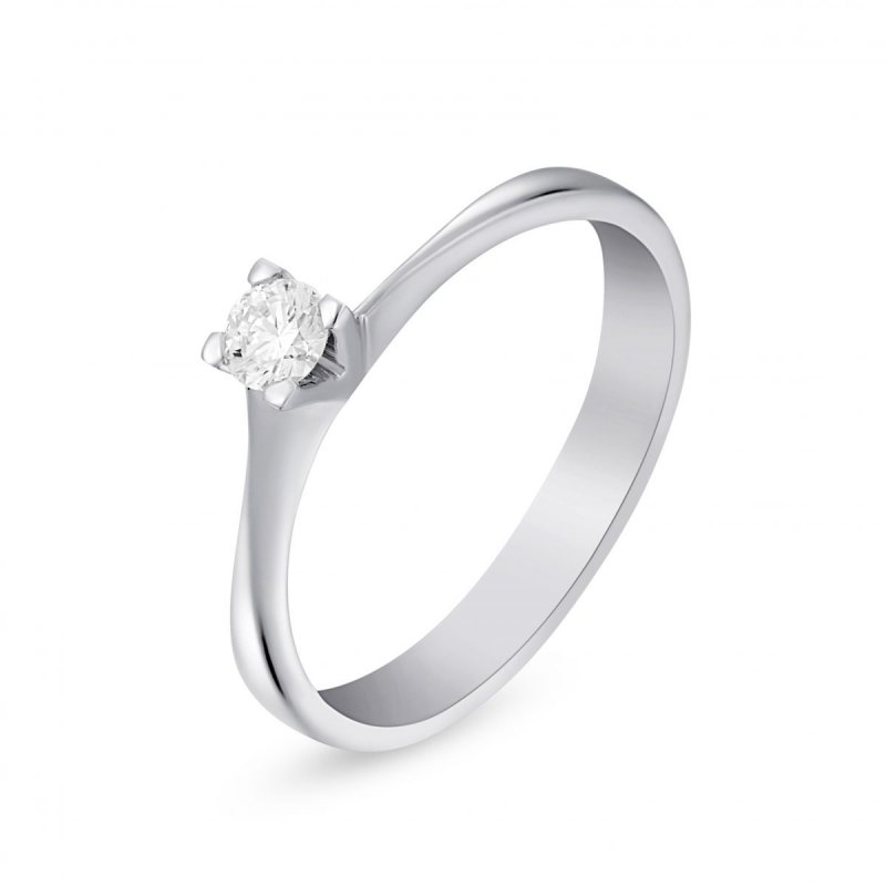 18k white gold 0.15 ct. diamond engagement ring 74079768502373 0511982cf2