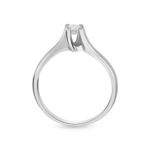 18ct White Gold Diamond Engagement Ring 0.20 ct