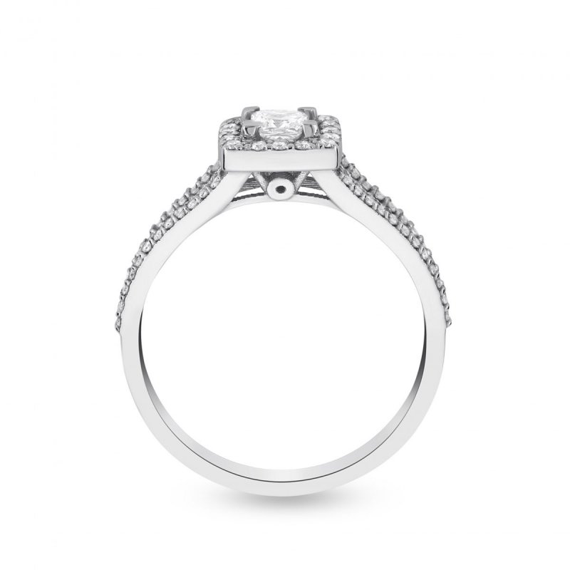 18k white gold 0.61 ct. tw. diamond engagement ring 71103740190065 352afcf884