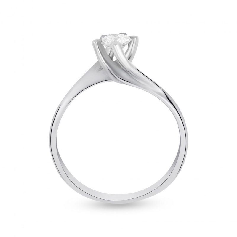 18k white gold 0.73 ct. flame design diamond engagement ring 83137213891538 0fe1a157e5