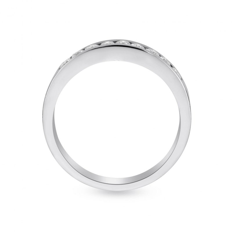 18k white gold 0.76 ct. tw. half eternity ring 99937010440913 4a0e91d8c6