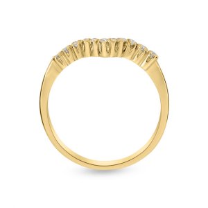 18k yellow gold 0.11 ct. tw. eternity ring 78687612567890 34351a4308
