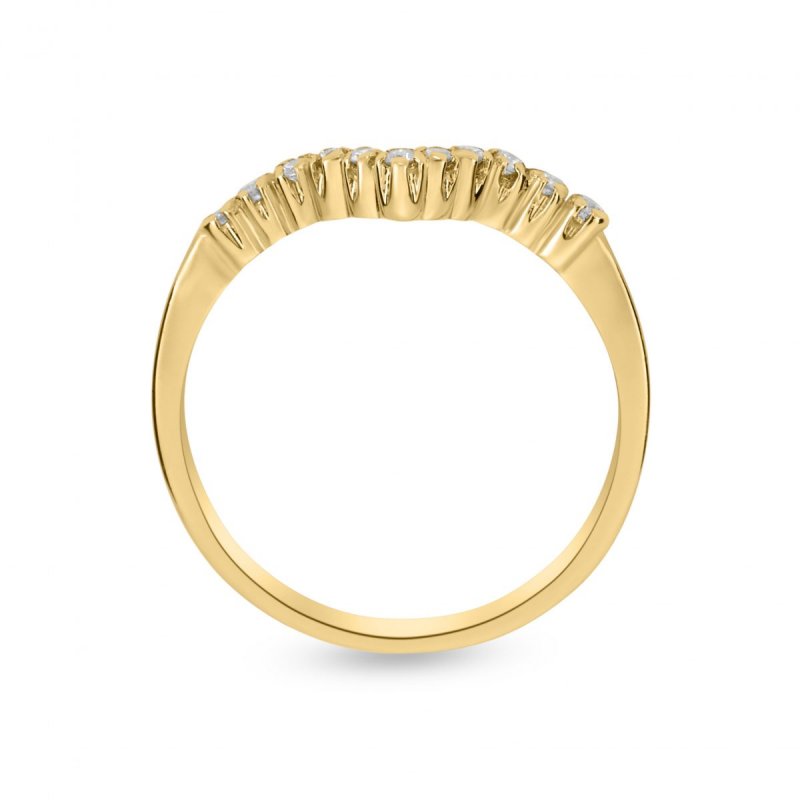 18k yellow gold 0.11 ct. tw. eternity ring 78687612567890 34351a4308