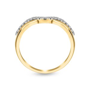 18k yellow gold 0.19 ct. tw. half eternity ring 91945716443837 1a9a8db9ee