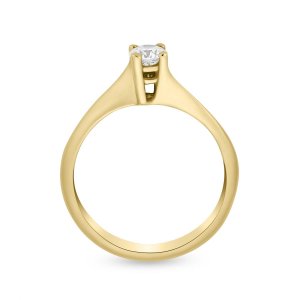18k yellow gold 0.28 ct. diamond engagement ring 35199040247639 915a52976d