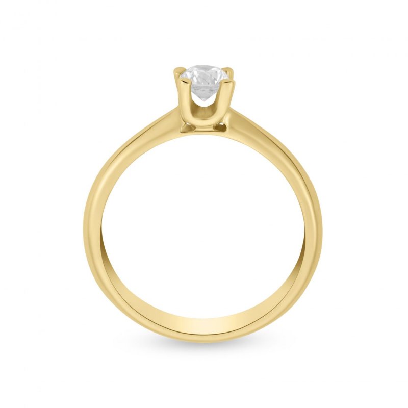 18k yellow gold 0.31 ct. diamond solitaire ring 27596161860772 af2418fba3