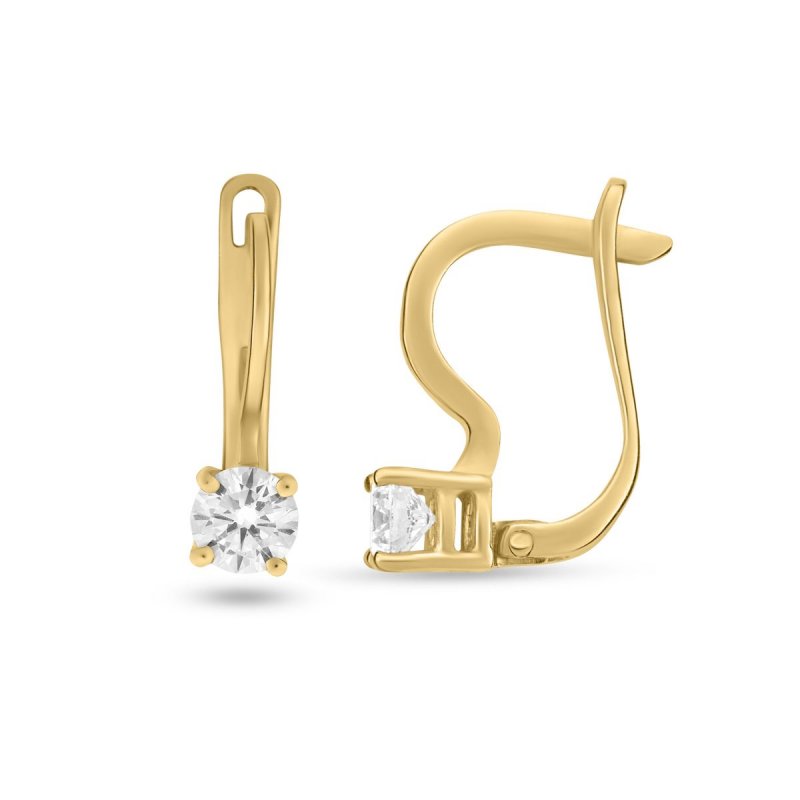 18k yellow gold 0.66 ct. tw. diamond russian clasp earrings 35511898132798 1b969c2c92