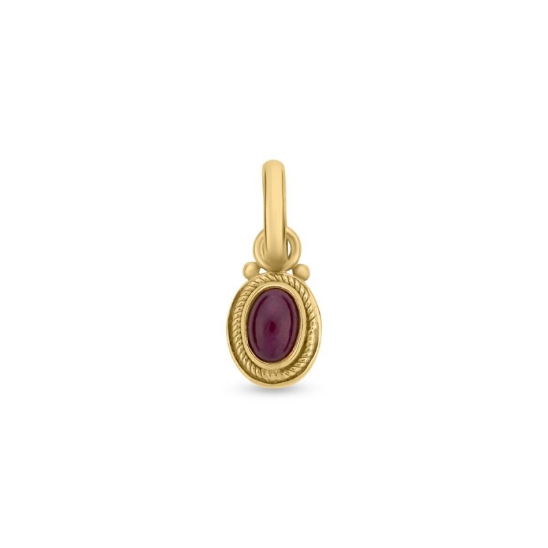 18k yellow gold 0.7 ct. ruby oval pendant 25993457707937 2ca5050937