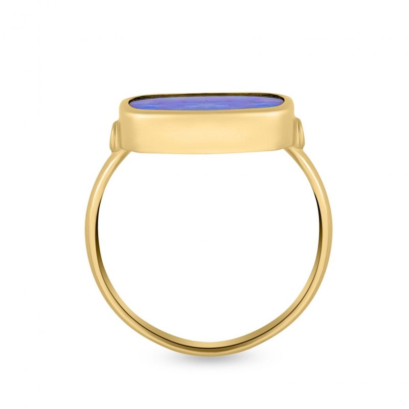 18k yellow gold australian blue opal ring 45152745837760 1d31e1fb7c