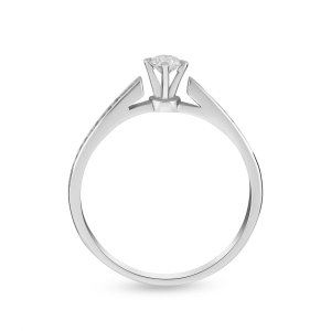 18ct White Gold Diamond Engagement Ring 0.25 ct. tw.