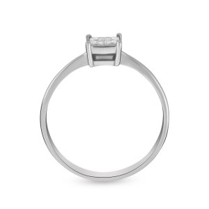 copy 18k white gold 0.15 ct. diamond engagement ring 64156128402077 0e3f4967e9